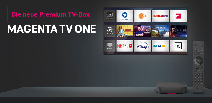 TV-Box MagentaTV One: Nur 1  in den ersten 6 Monaten