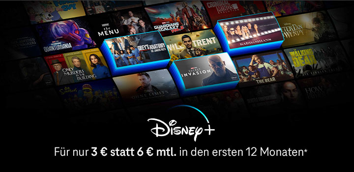 Verlngert bis 04.10.: Disney+ fr nur 3  mtl. streamen 