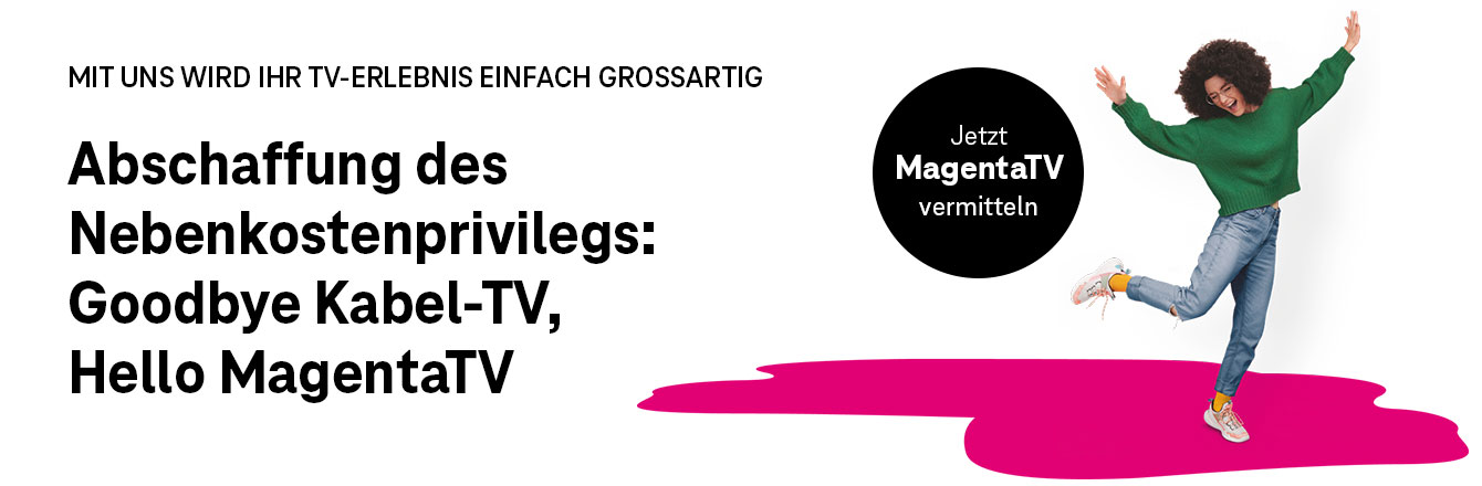 MagentaTV ersetzt KabelTV  Nebenkostenvorteil wird entfernt