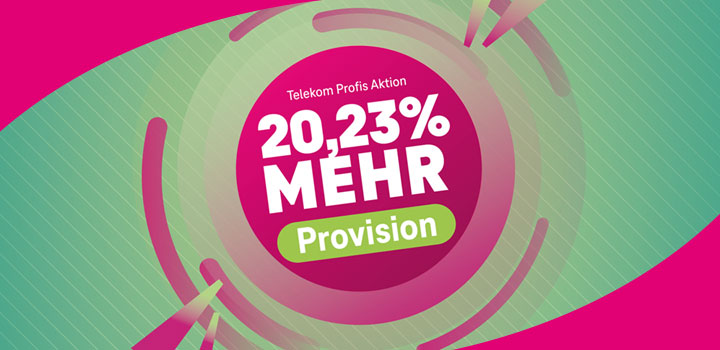 💶 20,23 % mehr Provision  Es ist so weit, die Prozente-Aktion ist wieder da! 💶