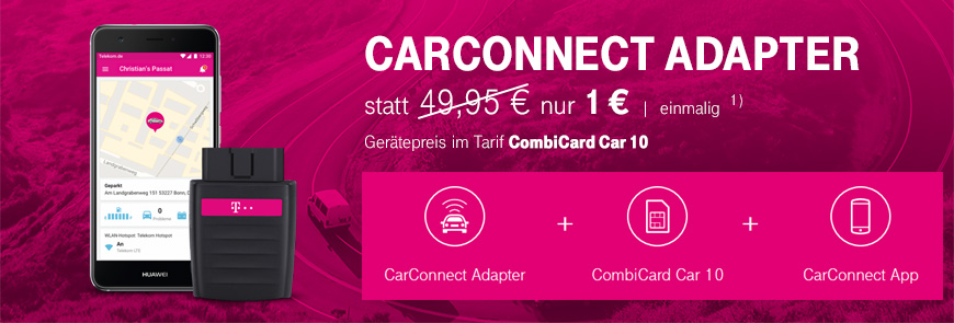CarConnect Adapter - Gertepreis nur 1 Euro - Bis 31.01.2018