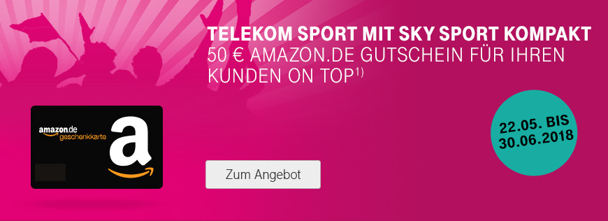 Super Sport-Deal – 50 € Amazon.de-Gutschein fr Ihre Kunden oben drauf