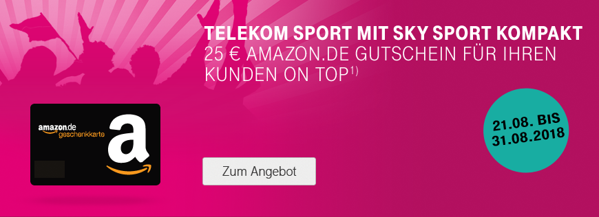 Super Sport-Deal – 25 € Amazon.de-Gutschein fr Ihre Kunden oben drauf