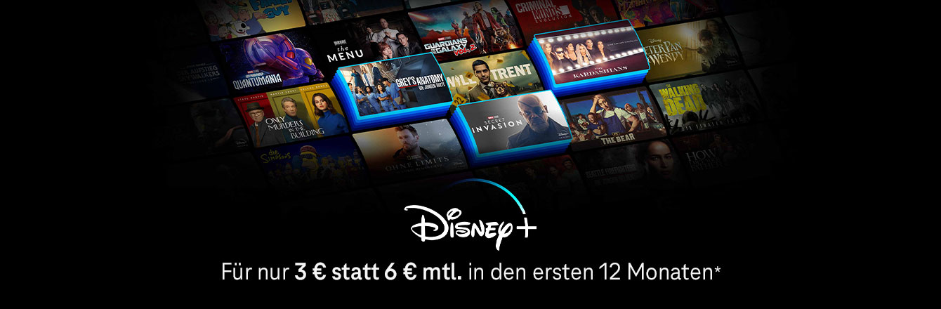 Verlngert bis 04.10.: Disney+ fr nur 3  mtl. streamen 