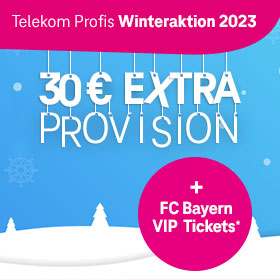 Telekom Profis Winteraktion  30  Extra-Provision